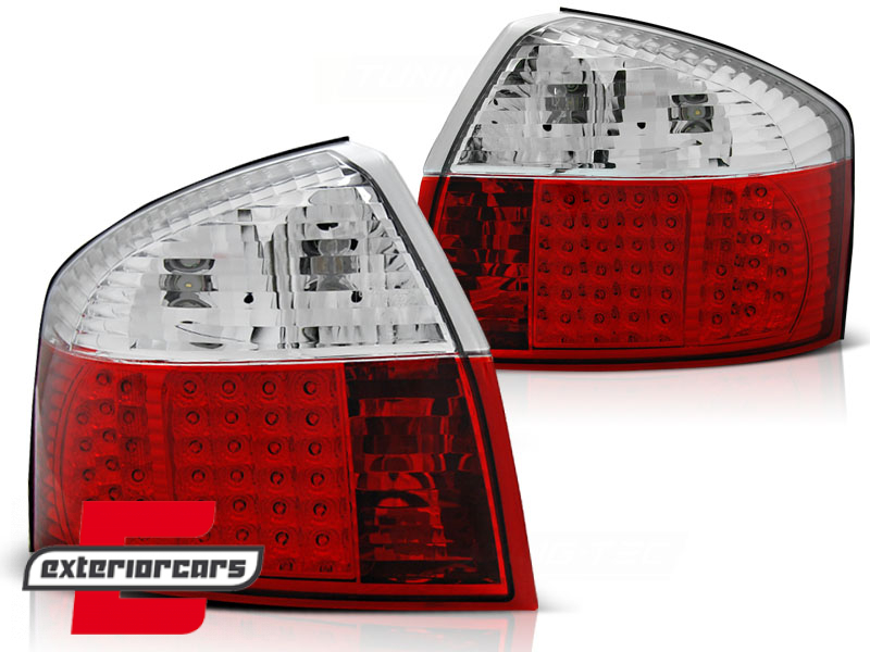 LED stražnja svjetla (crvena/kristal) / Audi A4 B6 (2000-2004) limuzina - Slika 2