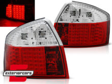 LED stražnja svjetla (crvena/kristal) / Audi A4 B6 (2000-2004) limuzina