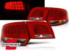 LED stražnja svjetla (crvena/kristal) / Audi A3 Sportback (2004-2008)