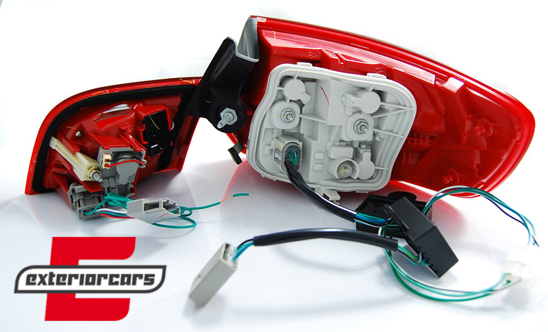 LED stražnja svjetla Facelift dizajn (crvena/smoke) / Audi A3 Sportback (2004-2008) - Slika 3