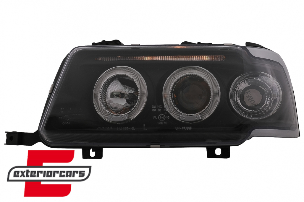 Prednja svjetla Angel Eyes (crna) / Audi 80 B4 (1991-1996) - Slika 12