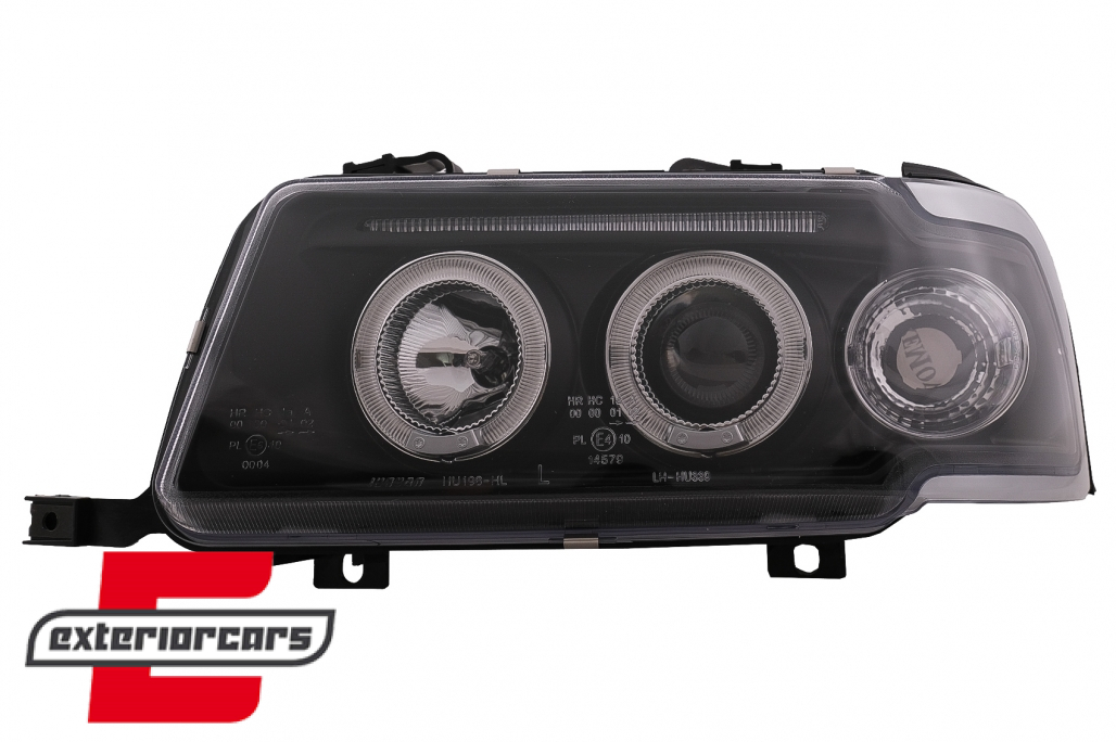 Prednja svjetla Angel Eyes (crna) / Audi 80 B4 (1991-1996) - Slika 15