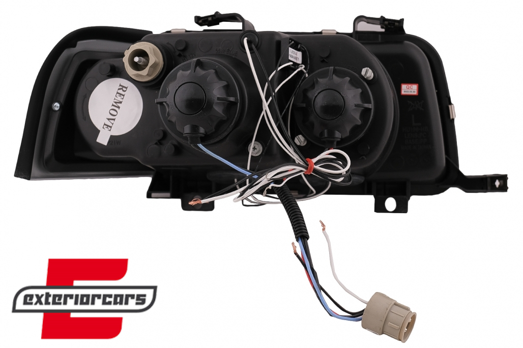 Prednja svjetla Angel Eyes (crna) / Audi 80 B4 (1991-1996) - Slika 18