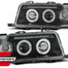 Prednja svjetla Angel Eyes (crna) / Audi 80 B4 (1991-1996)