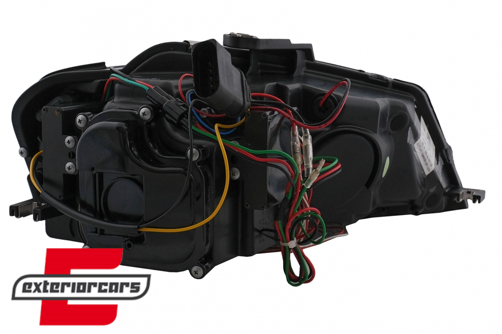 Prednja svjetla LED TubeLight DRL (crna) / Audi A3 8P Facelift Hatchback Sportback (2008-2012) - Slika 16