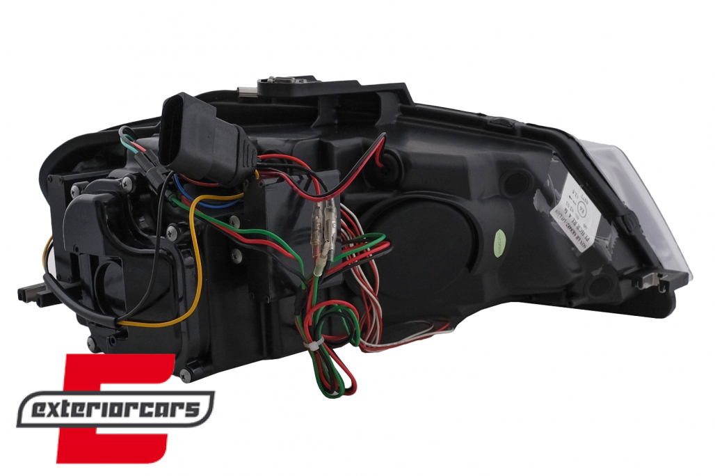 Prednja svjetla LED TubeLight DRL (crna) / Audi A3 8P Facelift Hatchback Sportback (2008-2012) - Slika 17