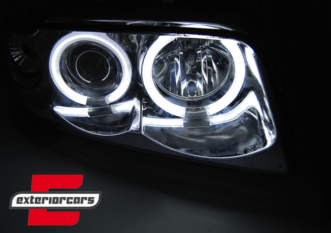 Prednja svjetla CCFL Angel Eyes (chrome) / Audi A4 B5 (1994-12.1998) - Slika 3