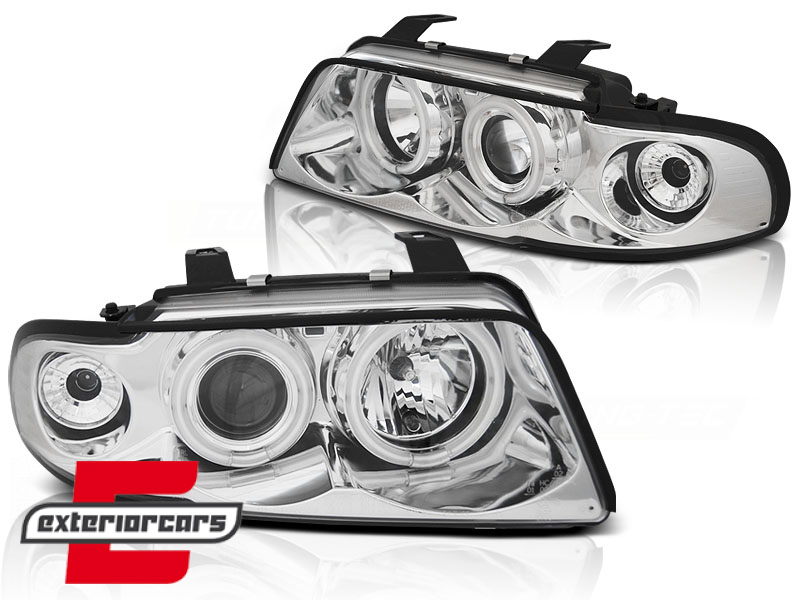 Prednja svjetla CCFL Angel Eyes (chrome) / Audi A4 B5 (1994-12.1998) - Slika 2