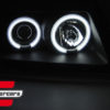 Prednja svjetla CCFL Angel Eyes (crna) / Audi A3 (1996-2000) - Slika 3