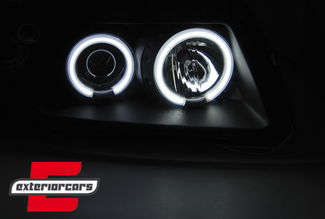Prednja svjetla CCFL Angel Eyes (crna) / Audi A3 (1996-2000) - Slika 3