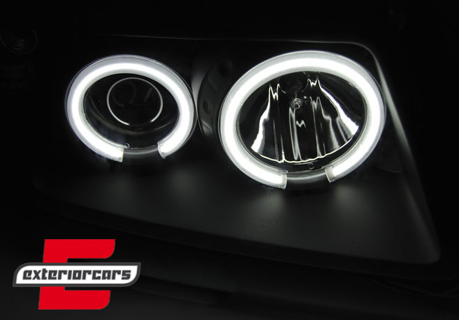 Prednja svjetla CCFL Angel Eyes (crna) / Audi A3 (1996-2000) - Slika 4
