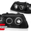 Prednja svjetla CCFL Angel Eyes (crna) / Audi A3 (1996-2000) - Slika 2