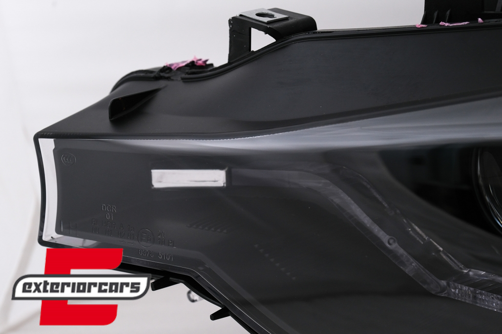 Prednja svjetla LED DRL Angel Eyes (crna) / BMW serije 3 F30 F31 LCI limuzina karavan (2015-2019) - Slika 17