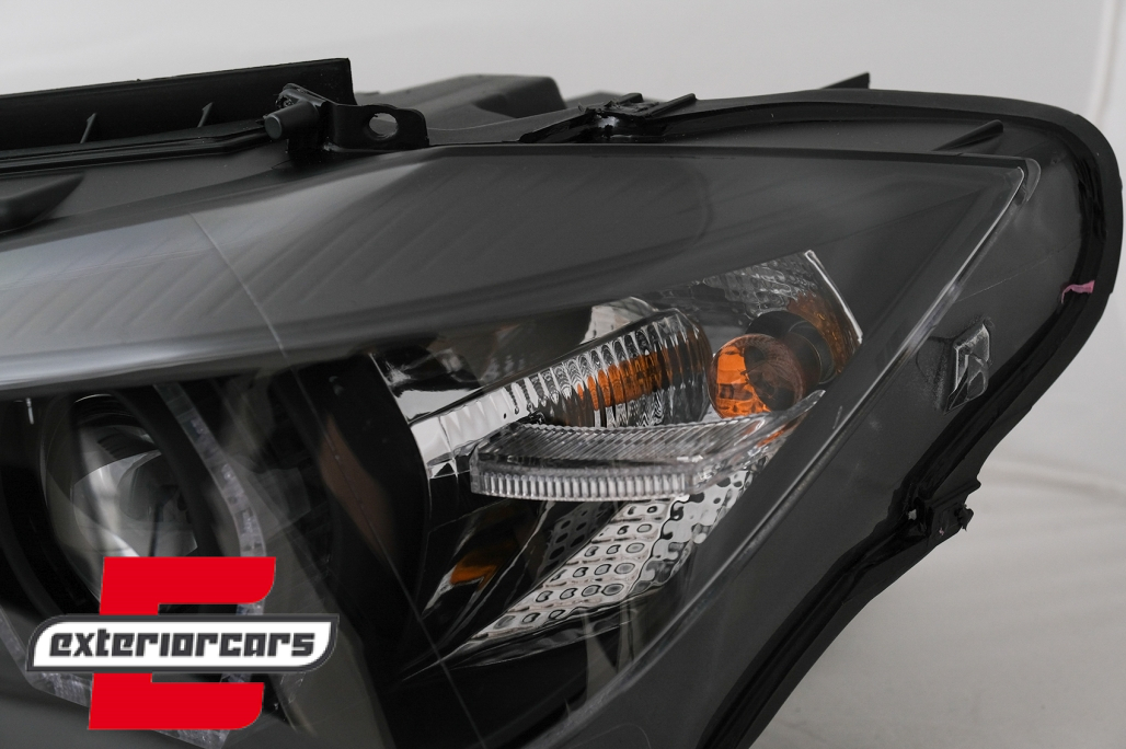 Prednja svjetla LED DRL Angel Eyes (crna) / BMW serije 3 F30 F31 LCI limuzina karavan (2015-2019) - Slika 19
