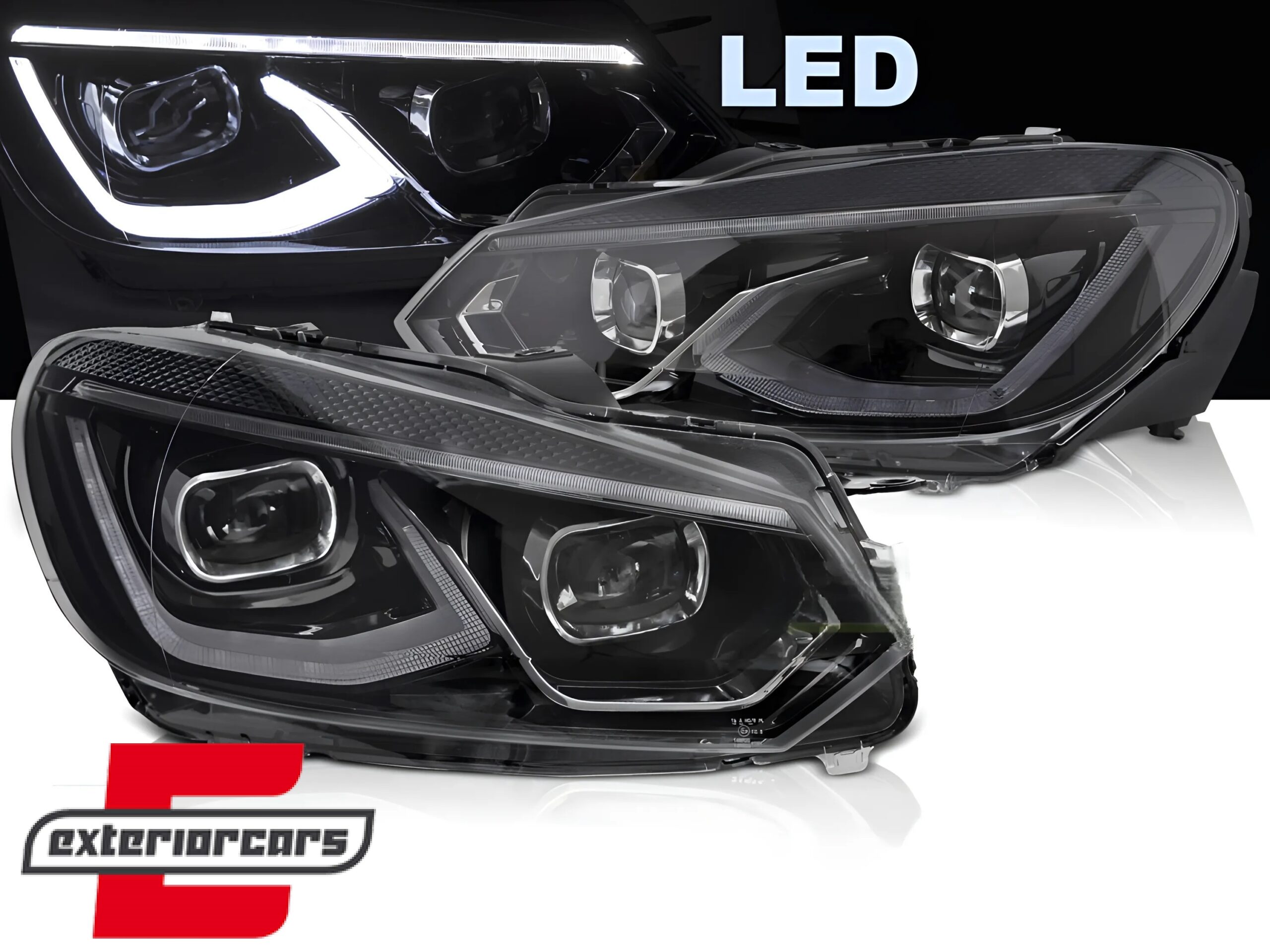 Full LED prednja svjetla (crna) / VW Golf 6 VI (2008-2013)