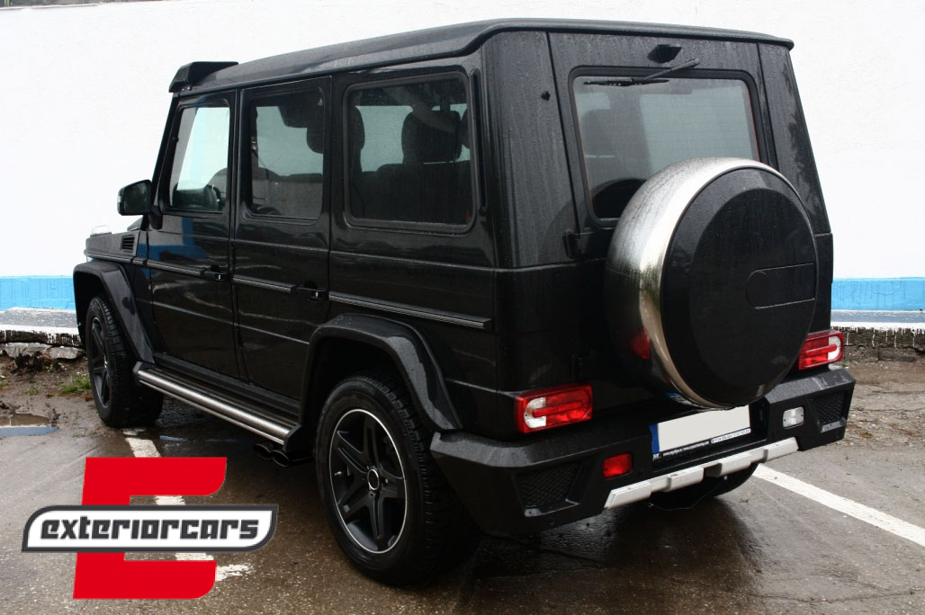Nastavci auspuha AMG dizajn (crna) / Mercedes G-klasa W463 G500 G55 G63 G65 (1998-2018) - Slika 8