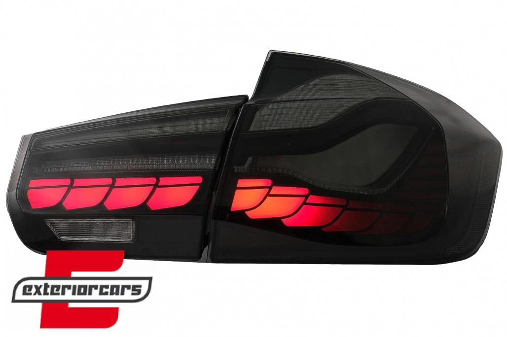 OLED stražnja svjetla SEQ žmigavci (smoke) / BMW serije 3 F30 F35 F80 (2011-2019) - Slika 2