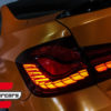 OLED stražnja svjetla Dinamički Sekvencijalni žmigavci M4 dizajn (crvena/kristal) / BMW serije 3 F30 F35 F80 (2011-2019) - Slika 34