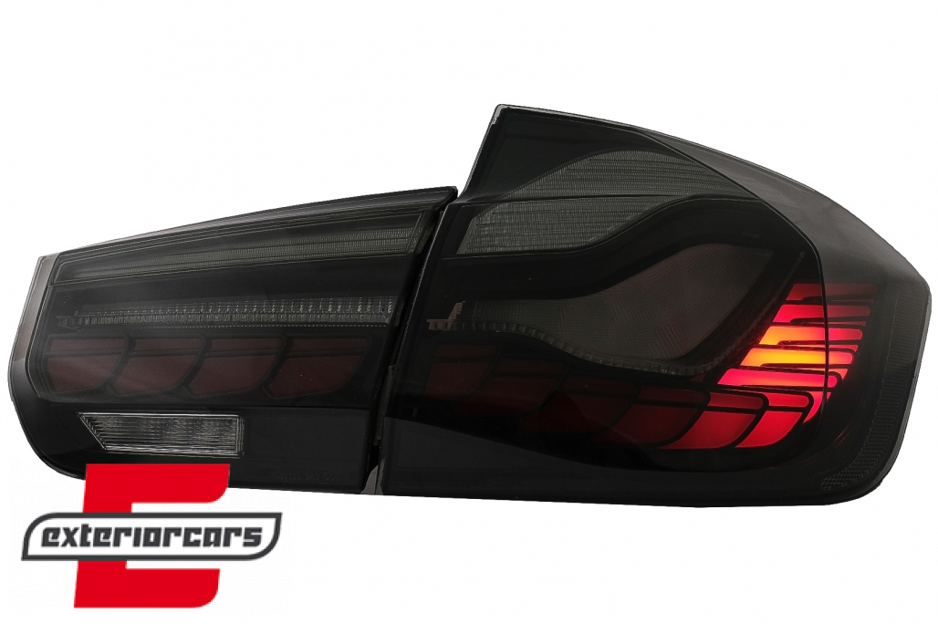OLED stražnja svjetla SEQ žmigavci (smoke) / BMW serije 3 F30 F35 F80 (2011-2019) - Slika 4