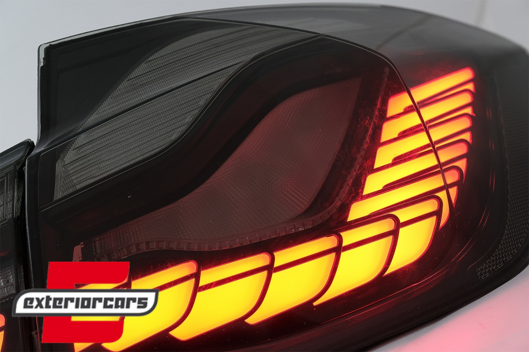 OLED stražnja svjetla SEQ žmigavci (smoke) / BMW serije 3 F30 F35 F80 (2011-2019) - Slika 7