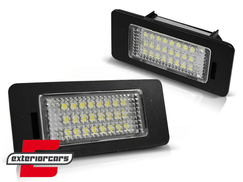 LED svjetla registarske pločice / AUDI A4 B8 A5 Q5 TT A6 A7 ŠKODA YETI FABIA SUPERB VW PASSAT B6 KARAVAN - Slika 2