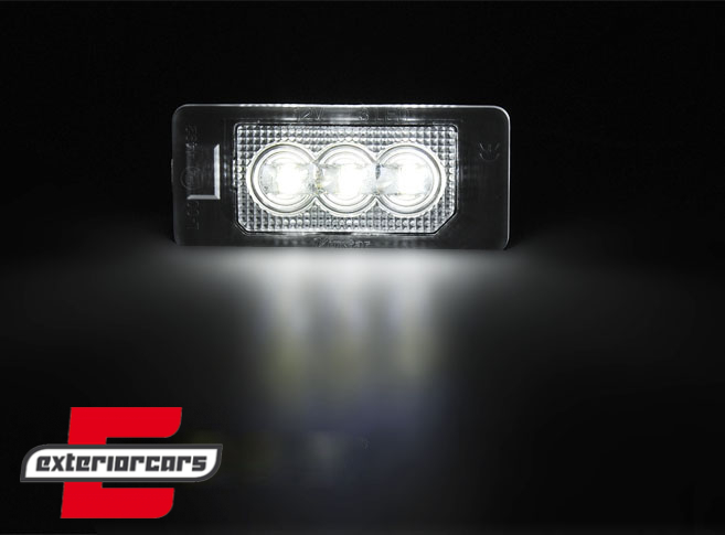 LED svjetla registarske pločice / AUDI A4 B8 A5 Q5 TT A6 A7 ŠKODA YETI FABIA SUPERB VW PASSAT B6 KARAVAN - Slika 3