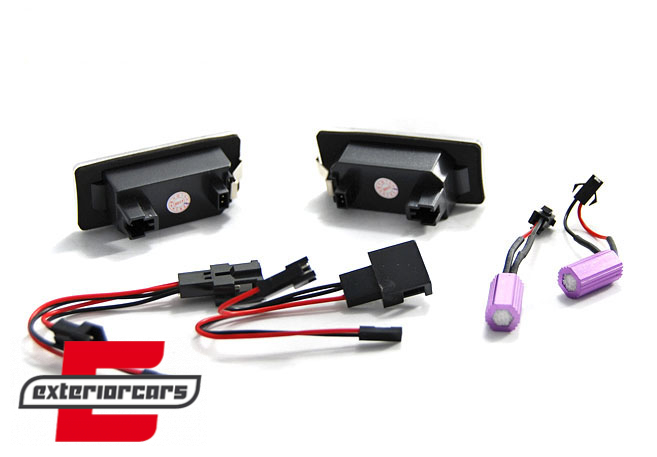 LED svjetla registarske pločice / AUDI A4 B8 A5 Q5 TT A6 A7 ŠKODA YETI FABIA SUPERB VW PASSAT B6 KARAVAN - Slika 4