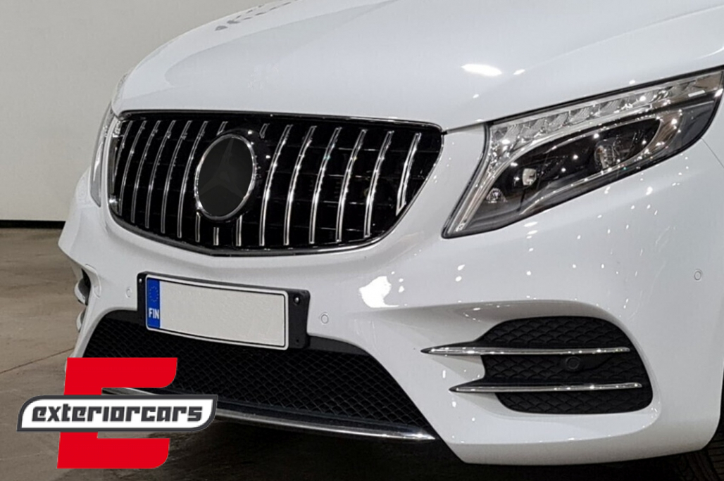 Prednja maska GT-R Panamericana dizajn (chrome) / Mercedes V-klasa W447 (2014-03.2019) - Slika 11