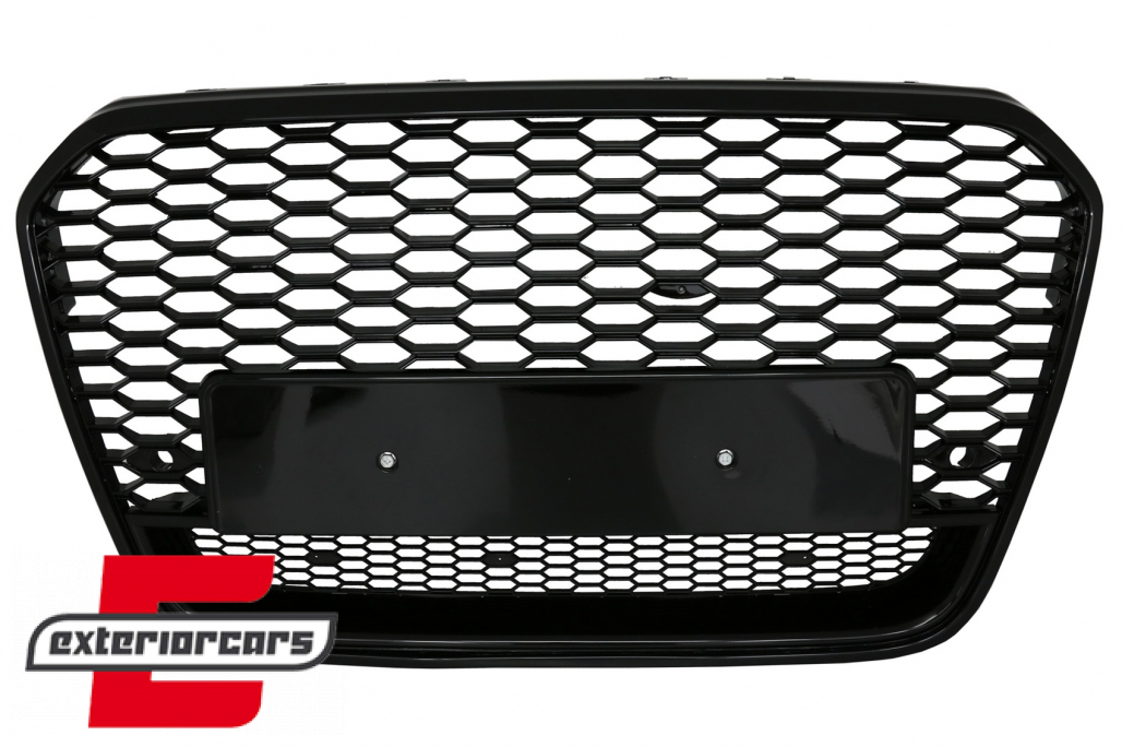 Prednja maska RS6 dizajn (piano crna) / Audi A6 C7 4G (2011-2014)