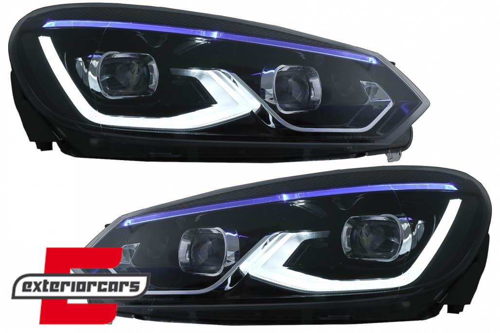 Full LED prednja svjetla (crna) / VW Golf 6 VI (2008-2013) - Slika 2