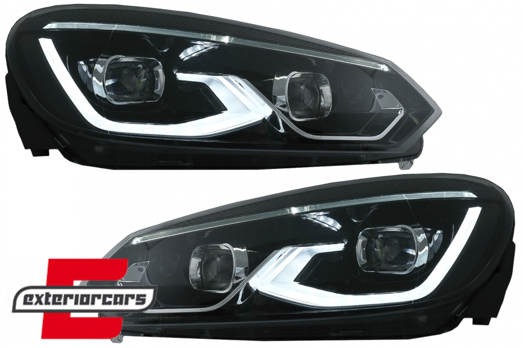 Full LED prednja svjetla (crna) / VW Golf 6 VI (2008-2013) - Slika 15