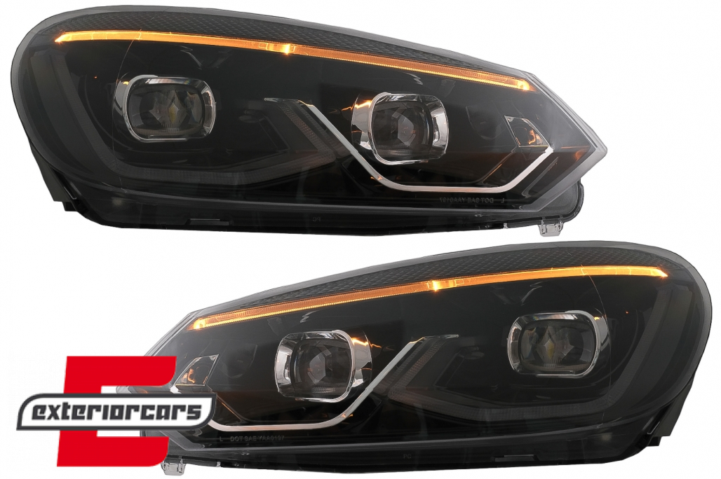 Full LED prednja svjetla (crna) / VW Golf 6 VI (2008-2013) - Slika 18