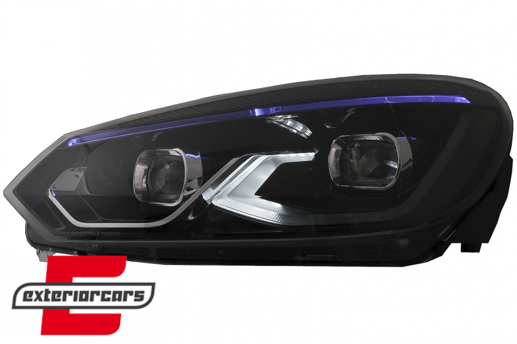Full LED prednja svjetla (crna) / VW Golf 6 VI (2008-2013) - Slika 4