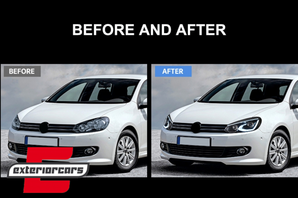 Full LED prednja svjetla (crna) / VW Golf 6 VI (2008-2013) - Slika 36
