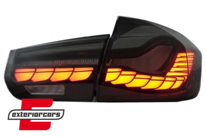 OLED stražnja svjetla SEQ žmigavci (smoke) / BMW serije 3 F30 F35 F80 (2011-2019) - Slika 6