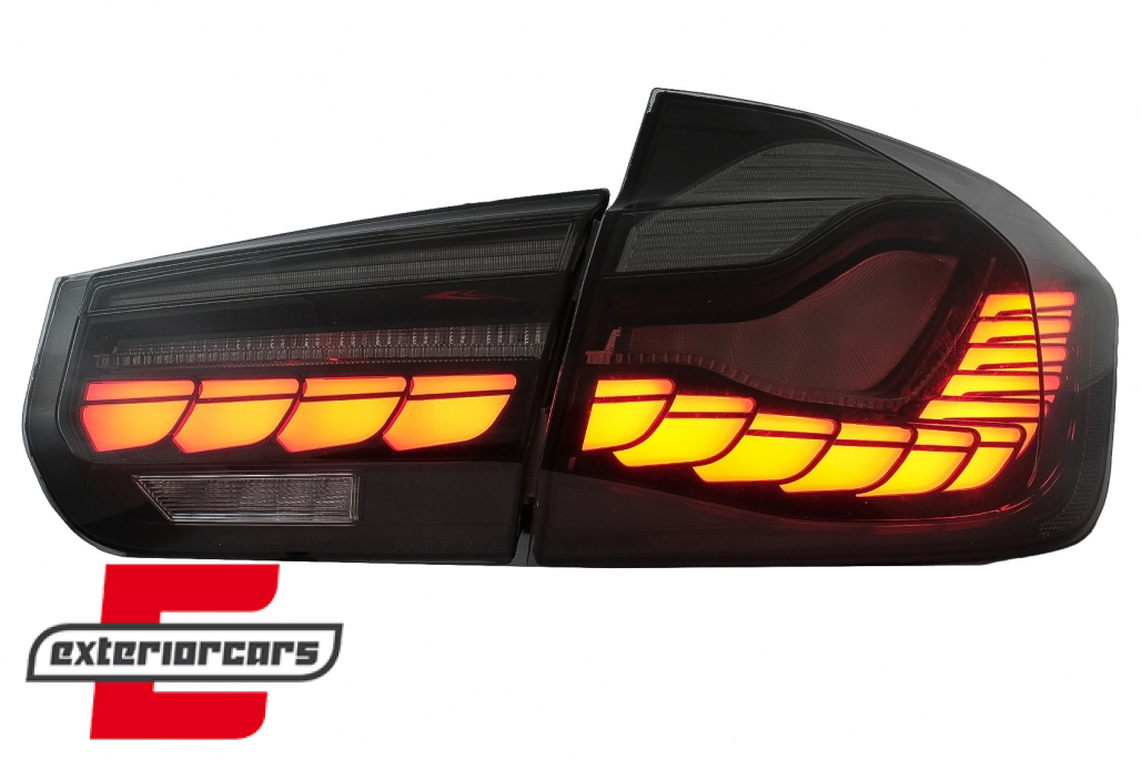 OLED stražnja svjetla SEQ žmigavci (smoke) / BMW serije 3 F30 F35 F80 (2011-2019) - Slika 6