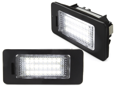 LED svjetla registarske pločice / AUDI A4 B8 A5 Q5 TT A6 A7 ŠKODA YETI FABIA SUPERB VW PASSAT B6 KARAVAN - Slika 3