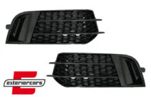 Bočne mrežice RS1 dizajn (piano crna) / Audi A1 8X (2010-2015)