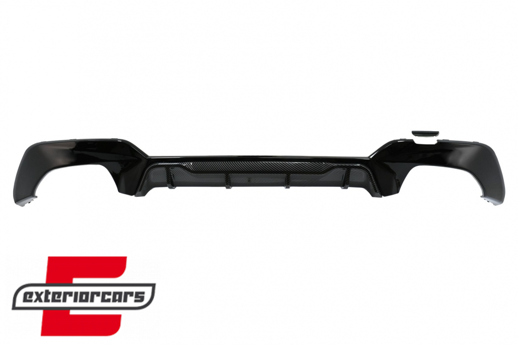 Difuzor zraka M340i M look (piano crna/carbon) / BMW serije 3 G20 G28 limuzina G21 karavan (2018-06.2022) - Slika 2