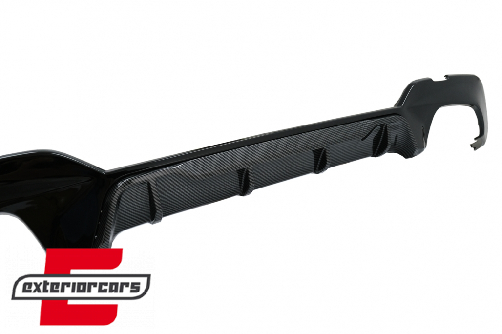 Difuzor zraka M340i M look (piano crna/carbon) / BMW serije 3 G20 G28 limuzina G21 karavan (2018-06.2022) - Slika 4