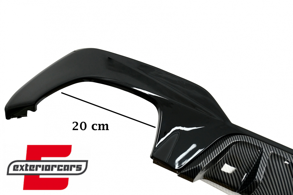 Difuzor zraka M340i M look (piano crna/carbon) / BMW serije 3 G20 G28 limuzina G21 karavan (2018-06.2022) - Slika 9