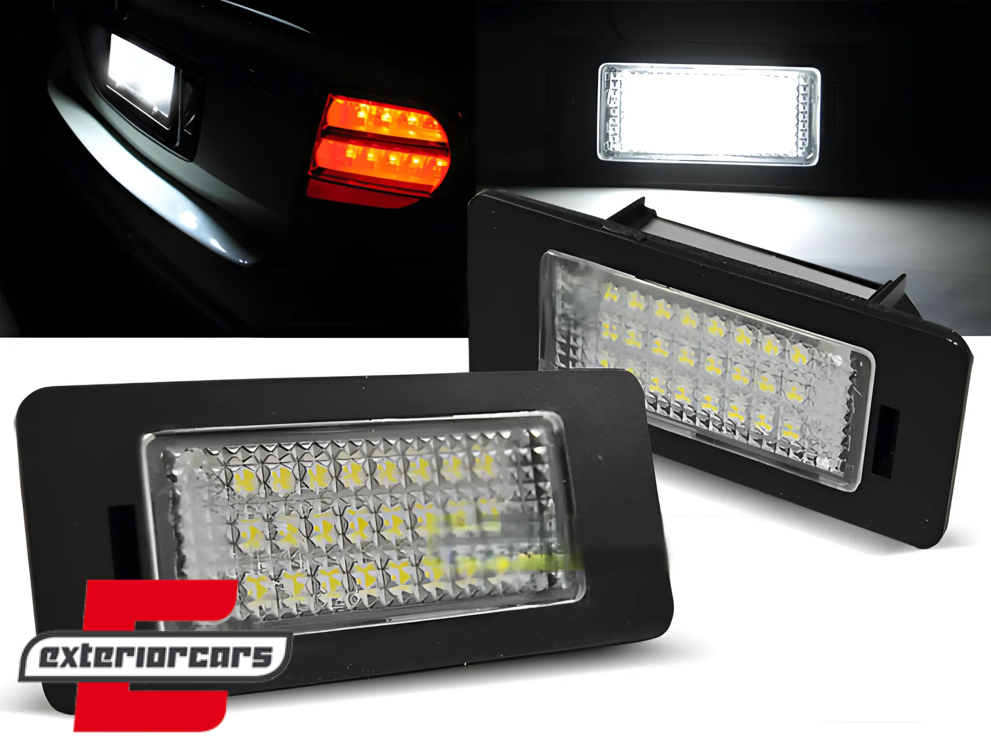 LED svjetla registarske pločice / AUDI A4 B8 A5 Q5 TT A6 A7 ŠKODA YETI FABIA SUPERB VW PASSAT B6 KARAVAN