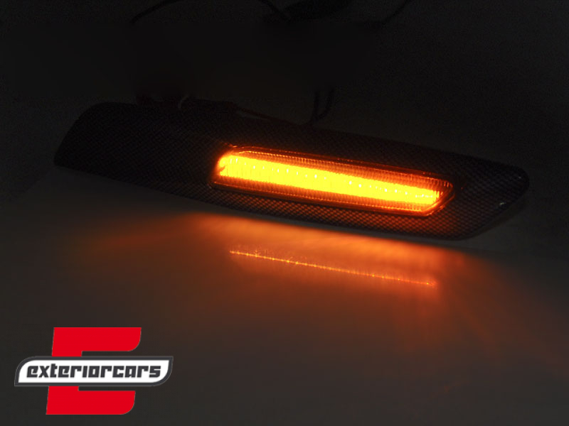 Bočni žmigavci LED F10 look (piano crna/smoke) / BMW 1er E81 E82 E87 E88 (2007-2011) 3er E90 E91 E92 E93 (2004-2011) 5er E60 E61 (2003-2010) - Slika 4