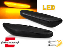 Bočni žmigavci LED SEQ (smoke) / BMW 1er E81 E82 E87 E88 (2004-2013) 3er E46 (2001-2005) E90 E91 E92 E93 (2004-2012) 5er E60 E61 (2003-2010)