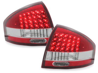 LED stražnja svjetla (crvena/kristal) / Audi A6 C5 limuzina (1997-2004) - Slika 5
