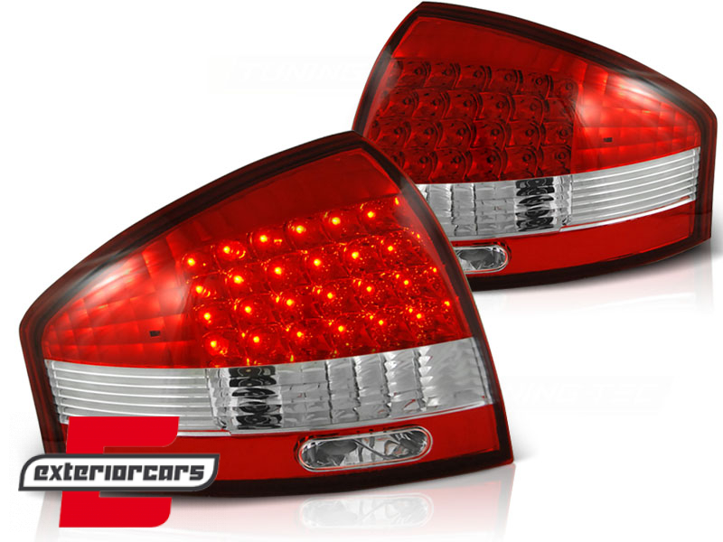 LED stražnja svjetla (crvena/kristal) / Audi A6 C5 limuzina (1997-2004) - Slika 2