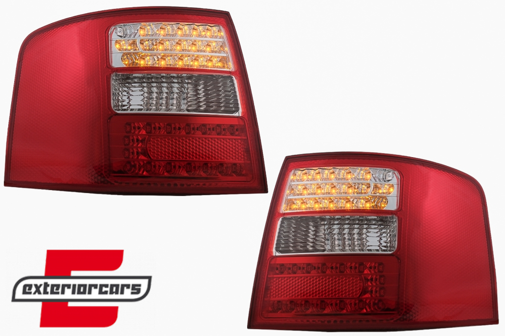 LED stražnja svjetla (crvena/kristal) / Audi A6 4B C5 karavan (1997-2004) - Slika 2