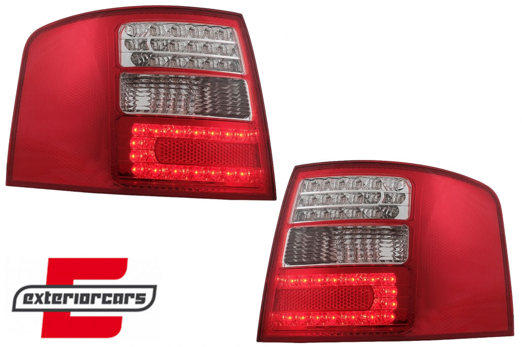 LED stražnja svjetla (crvena/kristal) / Audi A6 4B C5 karavan (1997-2004) - Slika 6