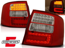 LED stražnja svjetla (crvena/kristal) / Audi A6 4B C5 karavan (1997-2004)