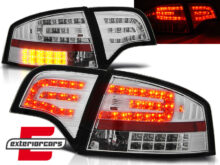 LED stražnja svjetla (chrome) / Audi A4 B7 (2004-2008) limuzina